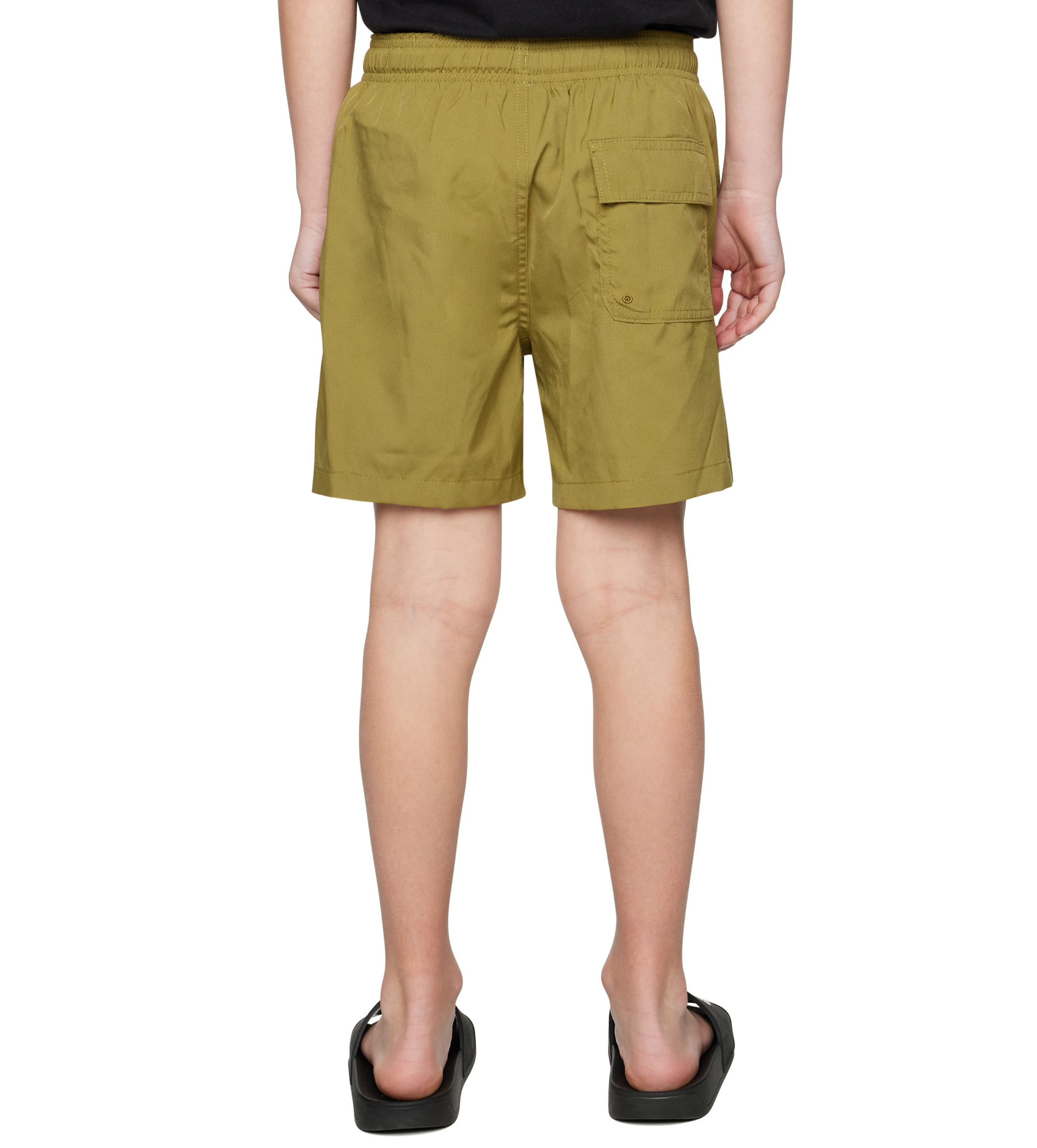 Logo 4AOP Zwemmen Shorts Olijf
