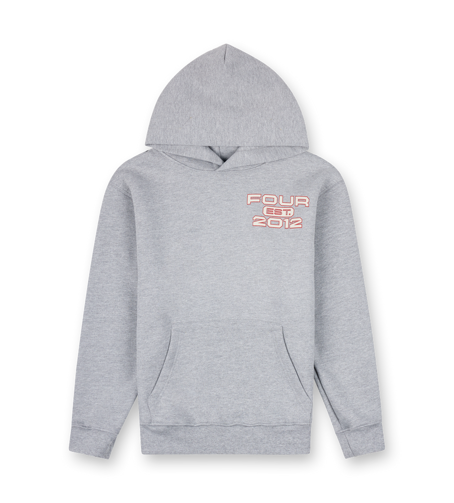 Bold Hoodie Grey Melange