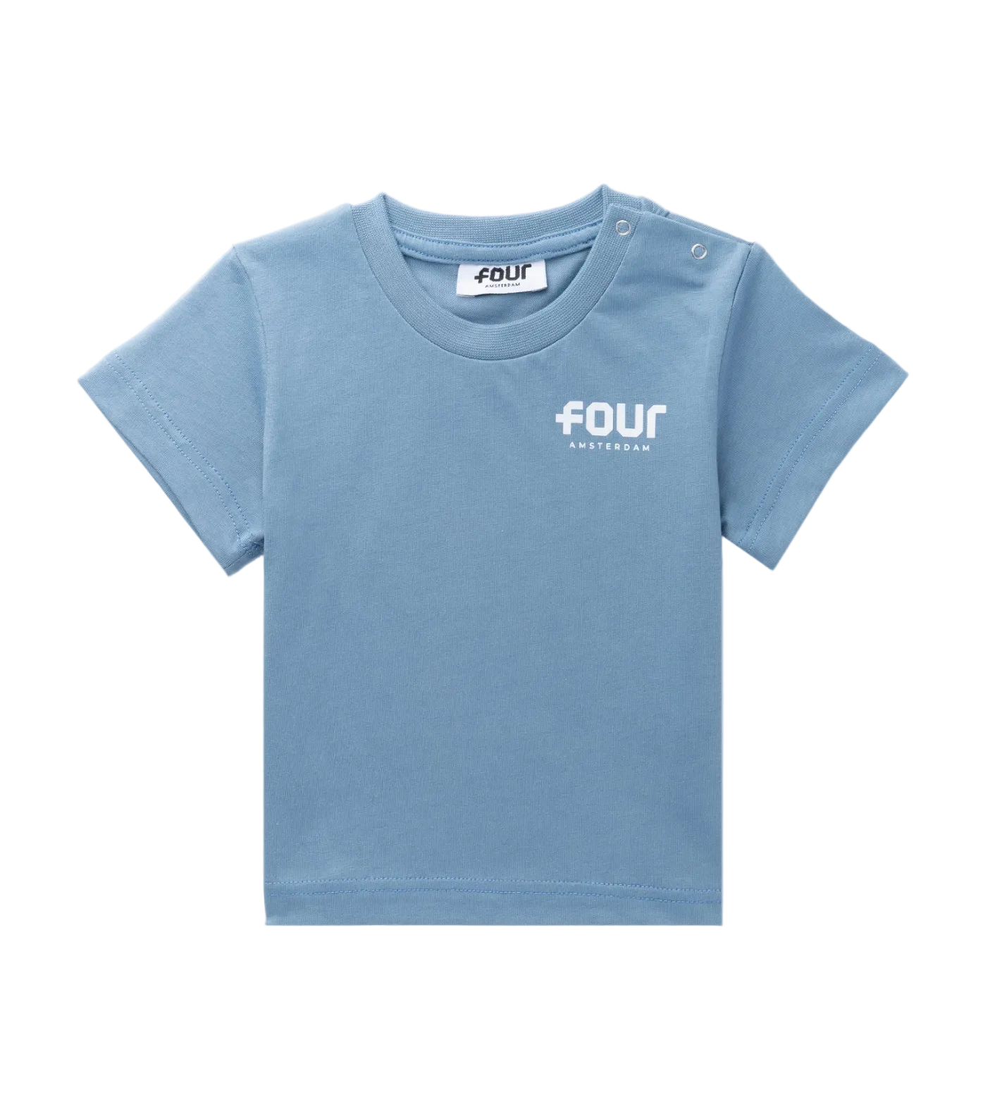 FOUR Baby Logo T-shirt in Celeste