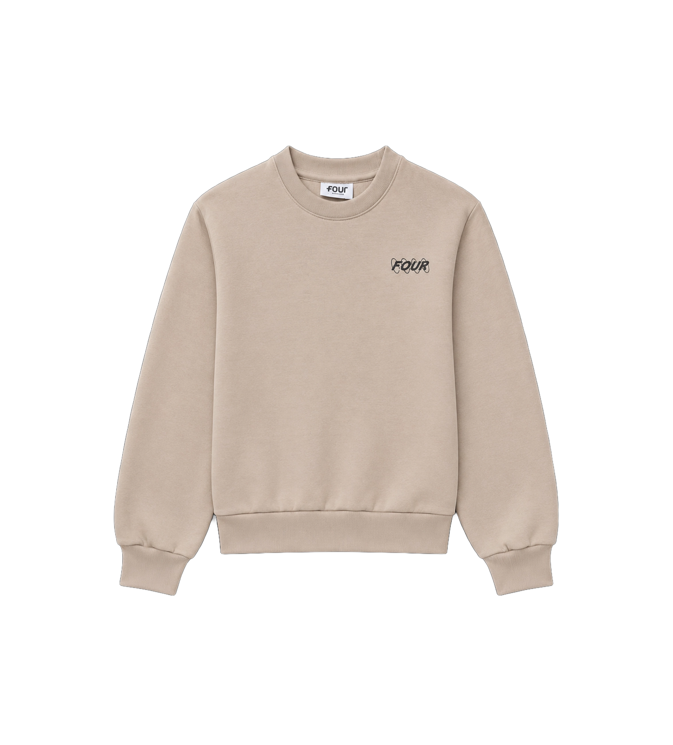 Circles Logo Crewneck Vintage kaki