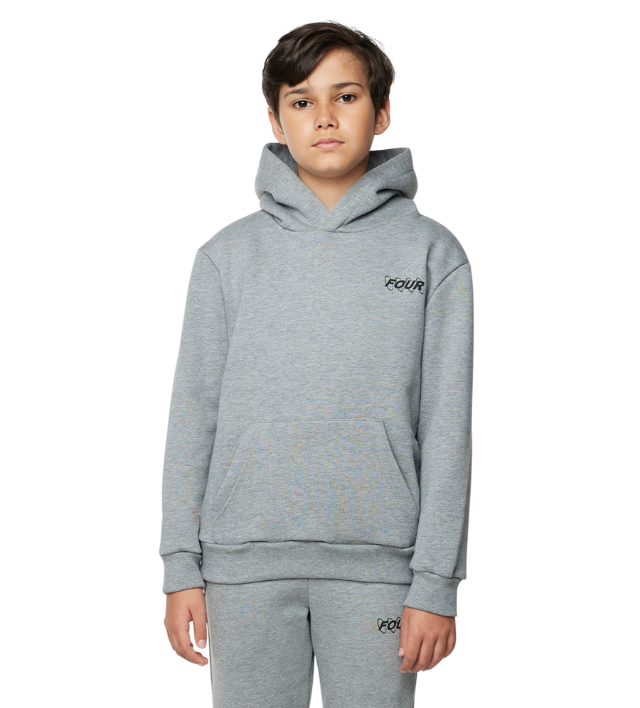 FOUR Circles Logo Hoodie in Grey