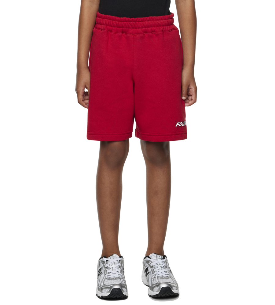 FOUR Circles Shorts in Red/ White