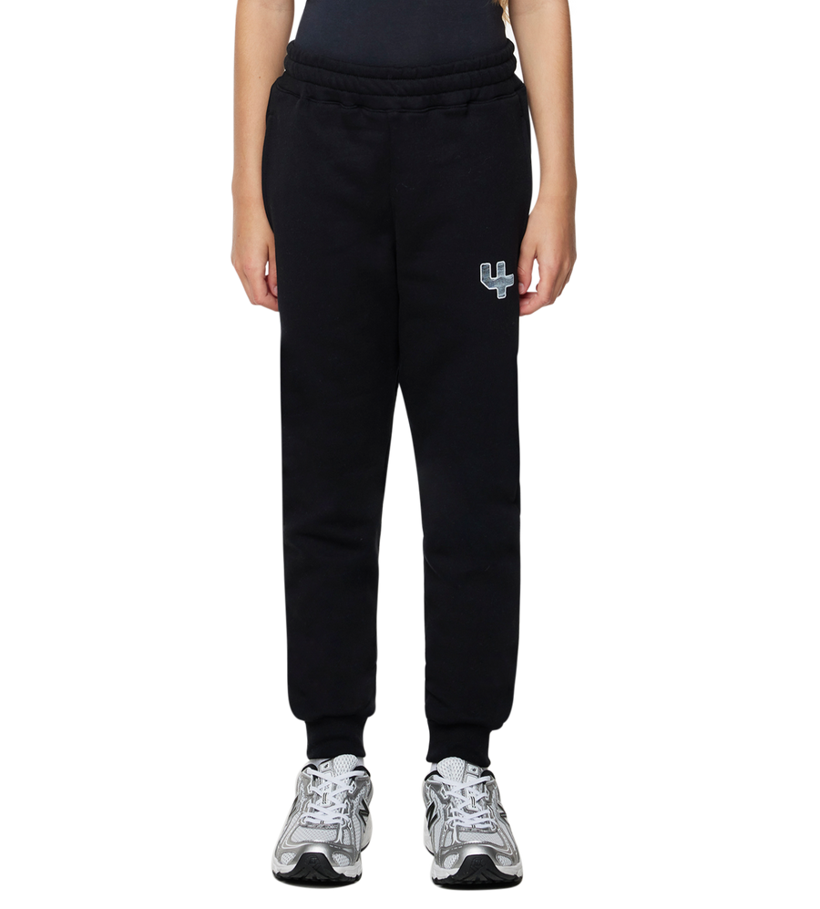 FOUR Outline Logo Sweatpants in Black