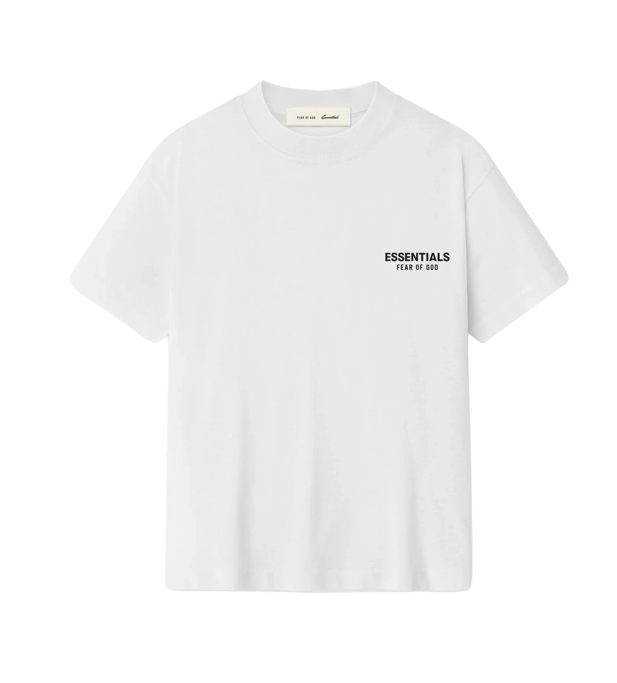 Essentials Kids Klassiek T-shirt met korte mouwen in wit (Kids)