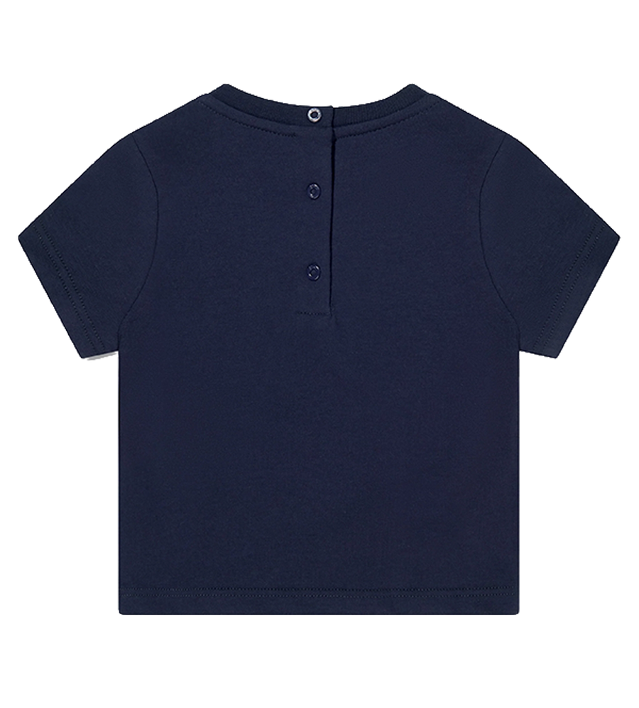 Fendi Geborduurd 1925 T-shirt Marineblauw