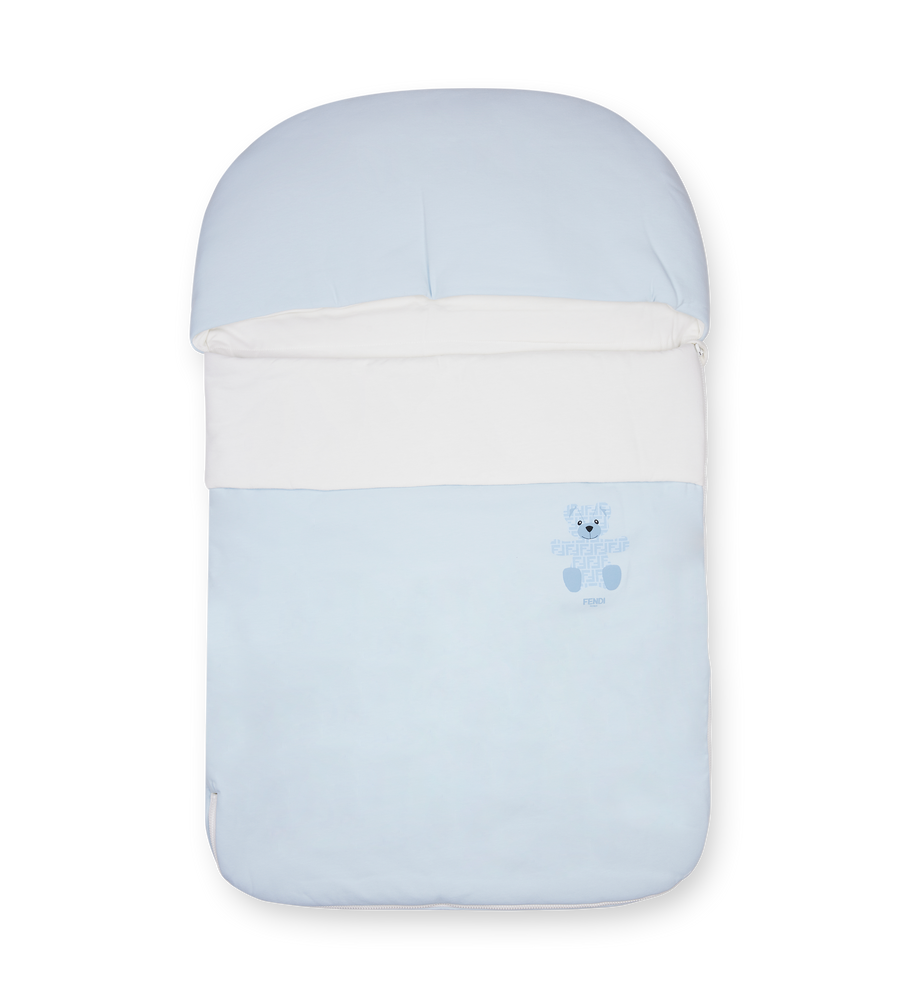 Fendi Jersey Bear Nest in Light Blue