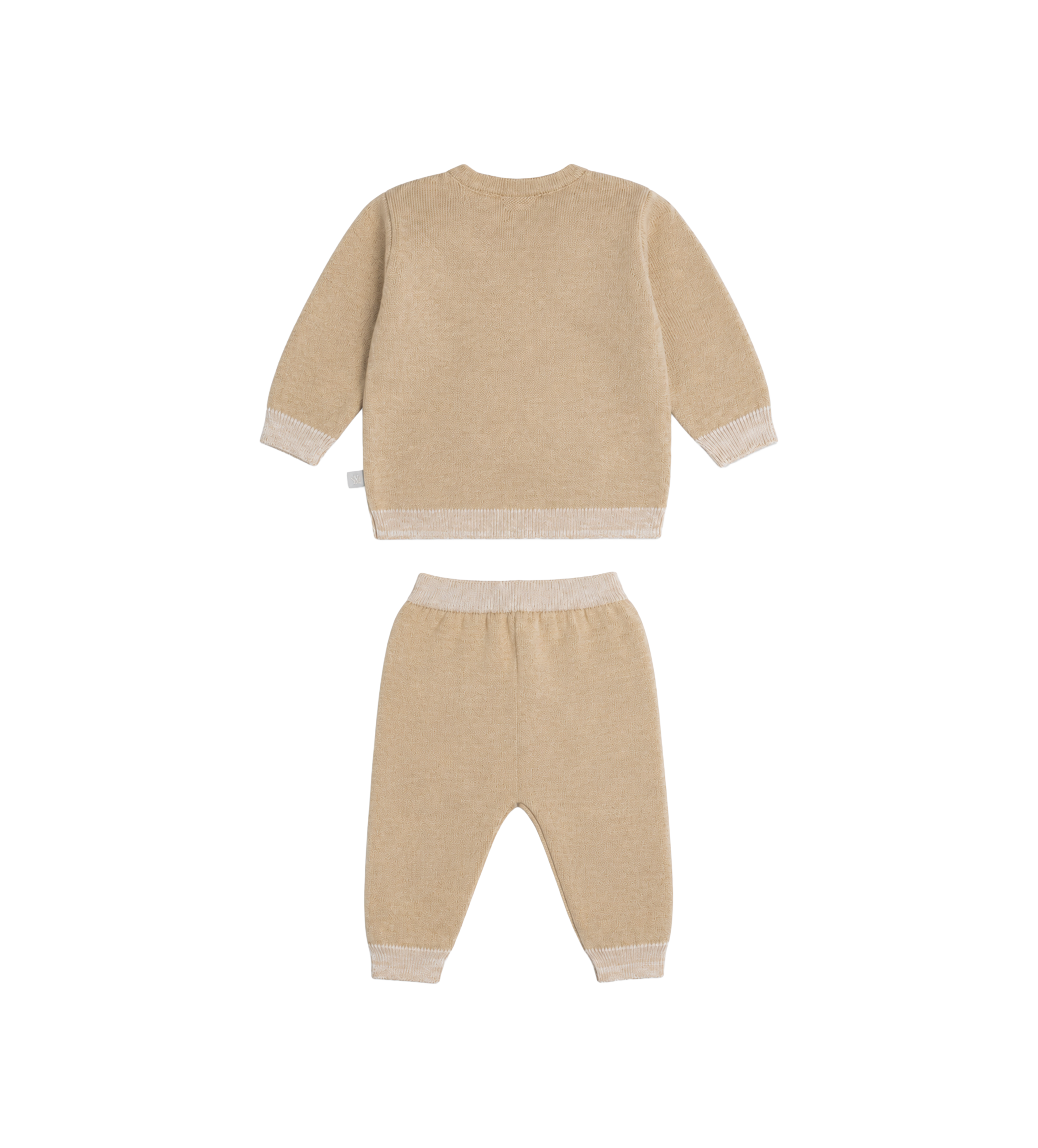 First SS26 6202032-67 Knitted bezet met ajour teddy