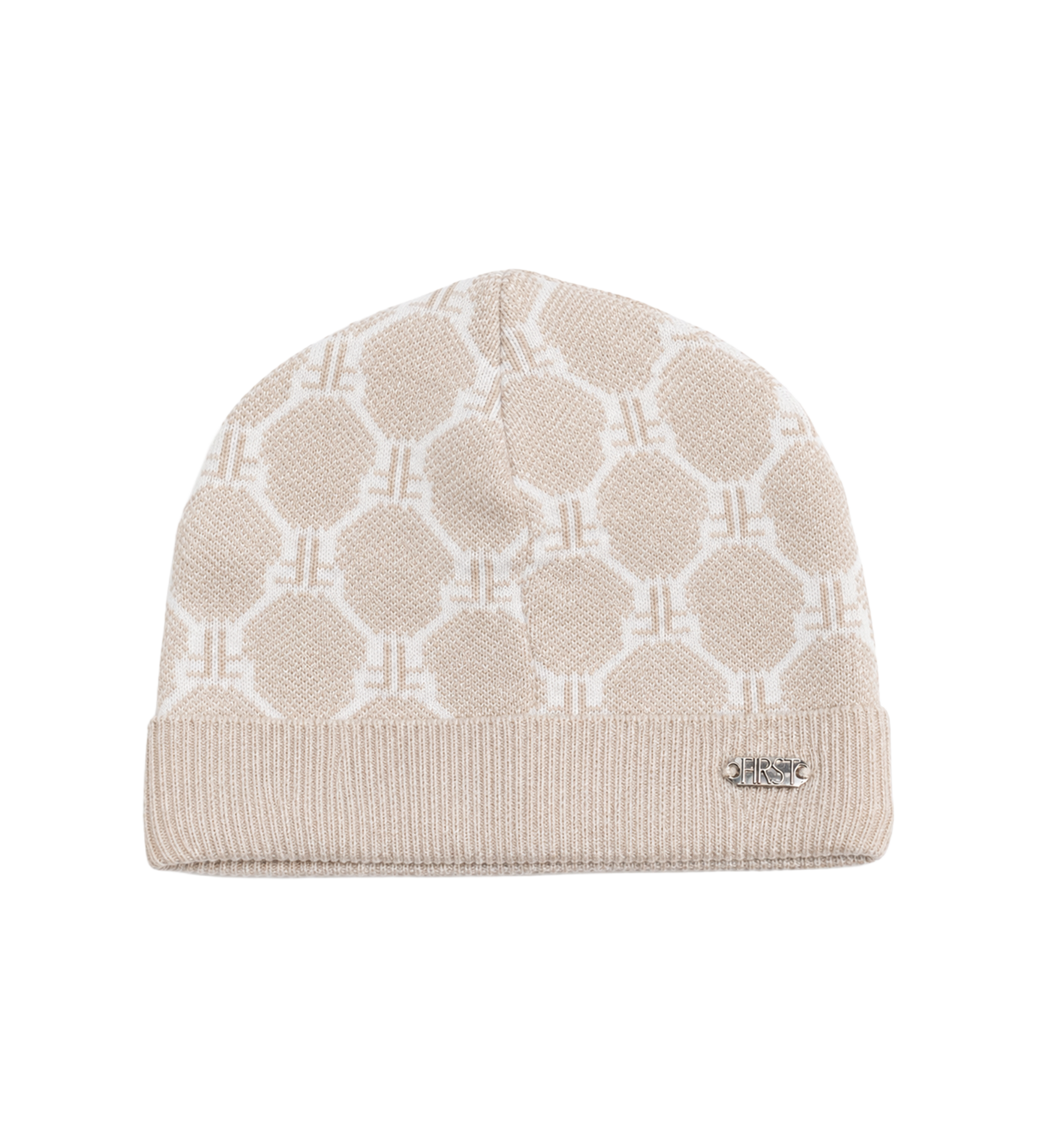 First Baby Knitted Hat in Beige