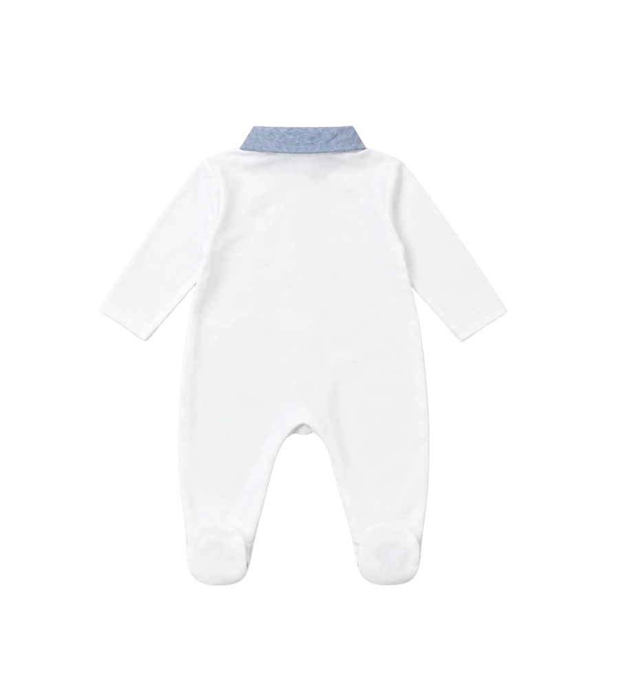 Baby rompertje teddy in wit