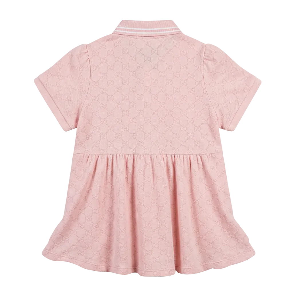 Gucci Kinderjurk van GG-katoen in roze