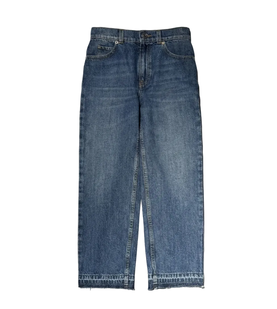 Gucci Children’s Bleached Denim Pants in Blue