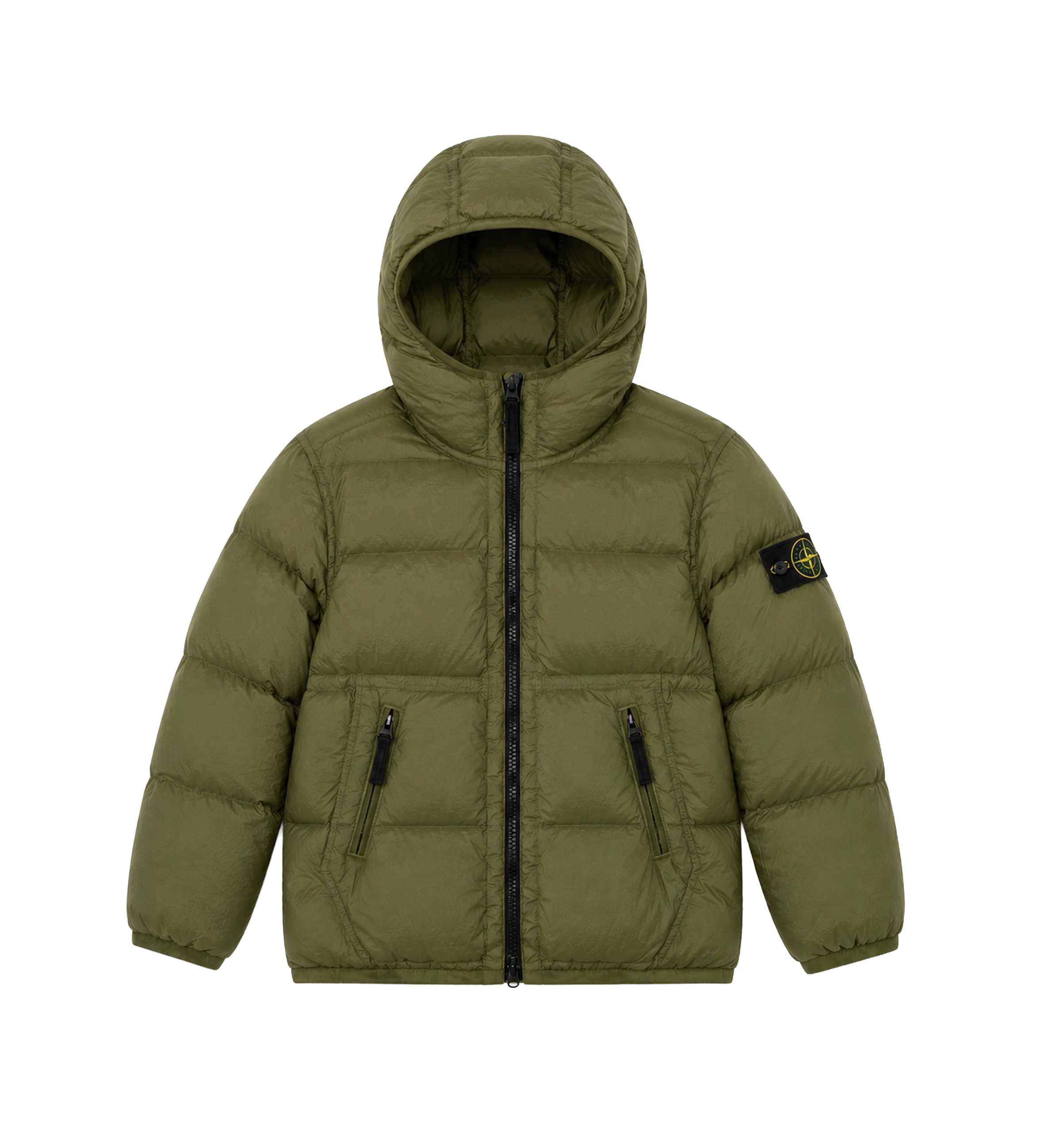 Kids Korte Parka Militair Groen
