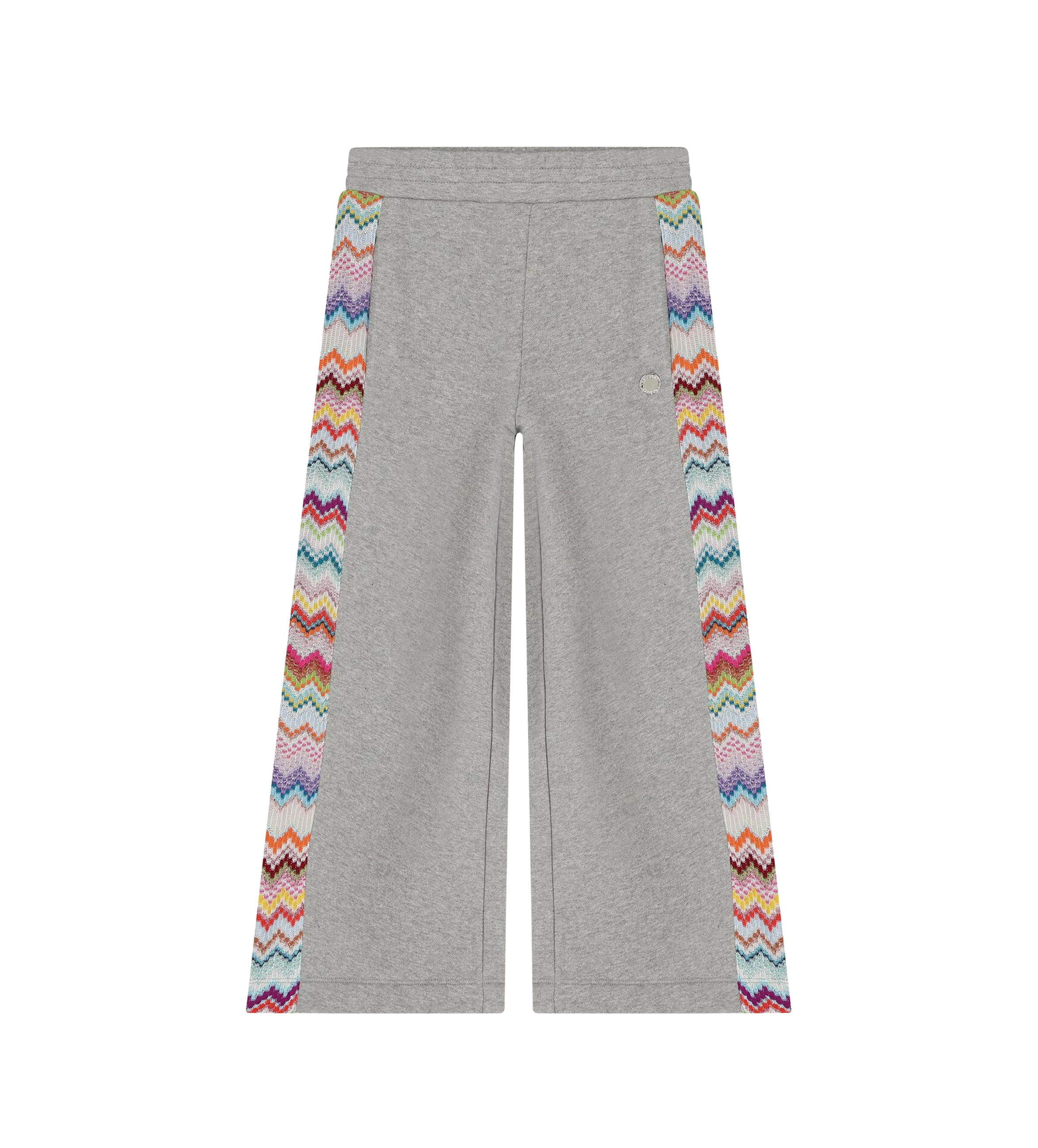 Kids Zigzag Glitterbroek Grijs