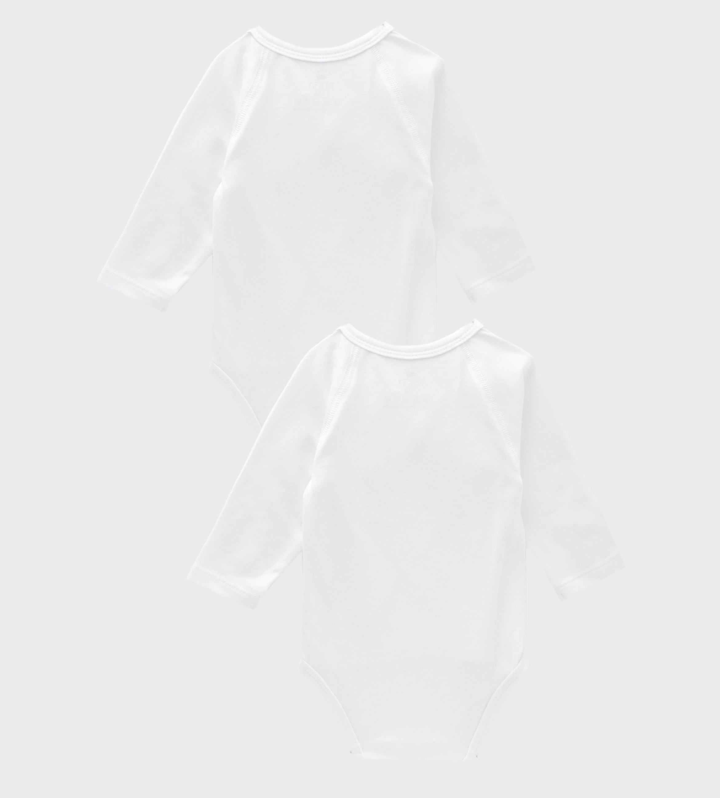 First Romper met kroon in wit (baby)