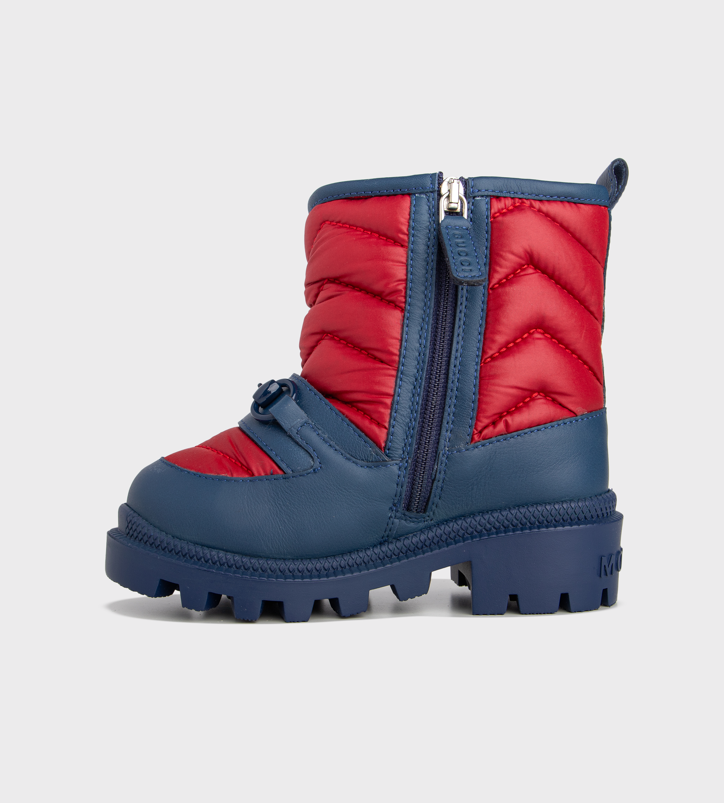 Padded Boots Red Blue
