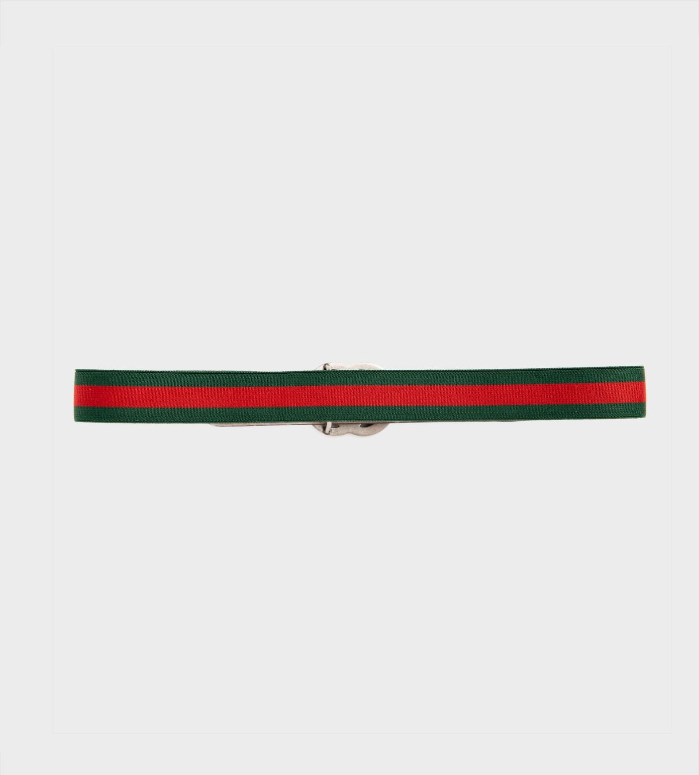 Gucci GG Buckle Web Belt in Beige (Kids)