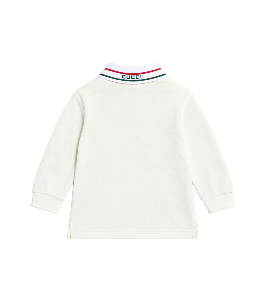 Baby Cotton Polo Shirt White