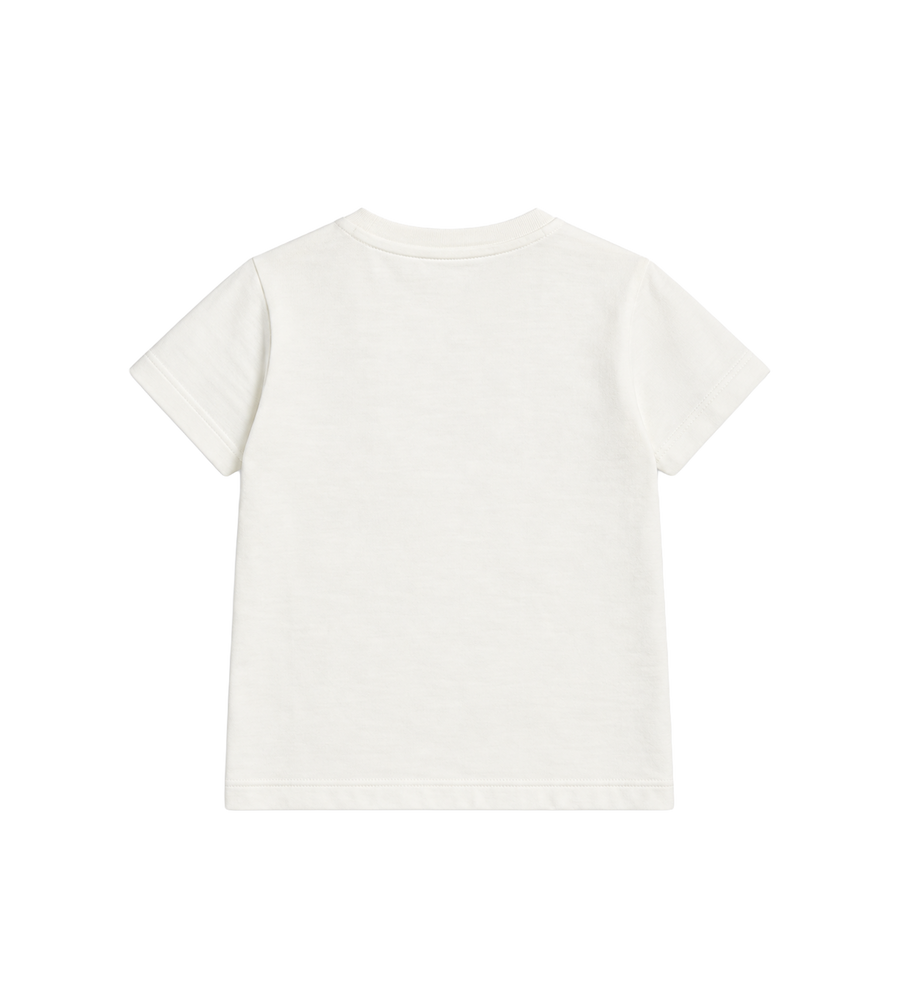 Baby Cotton T-shirt With Print White