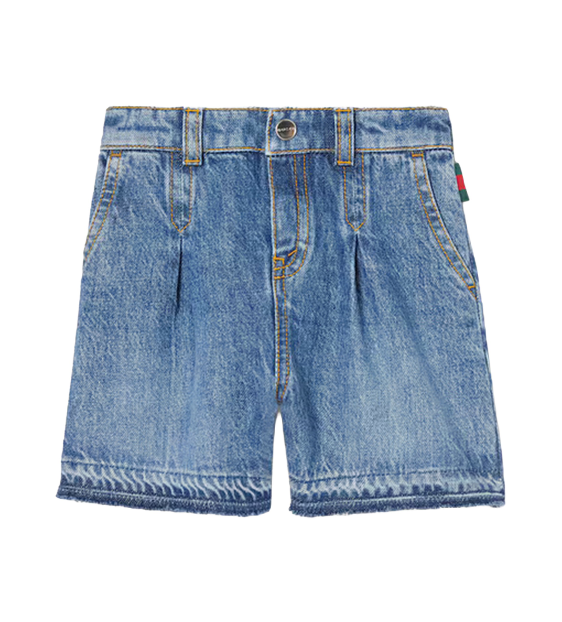 Gucci Baby-denimbermuda in blauw