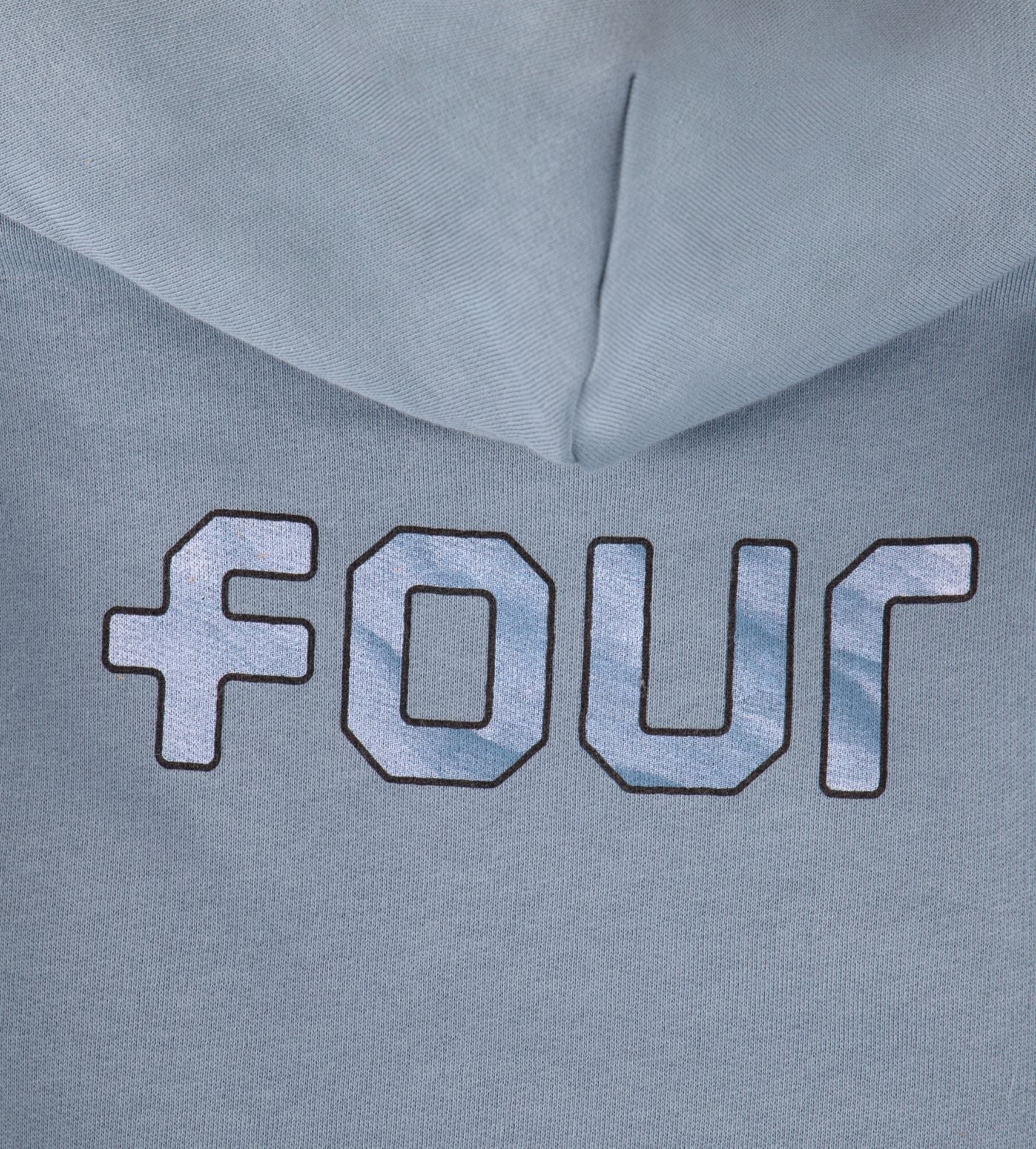 Outline Logo Hoodie Celeste