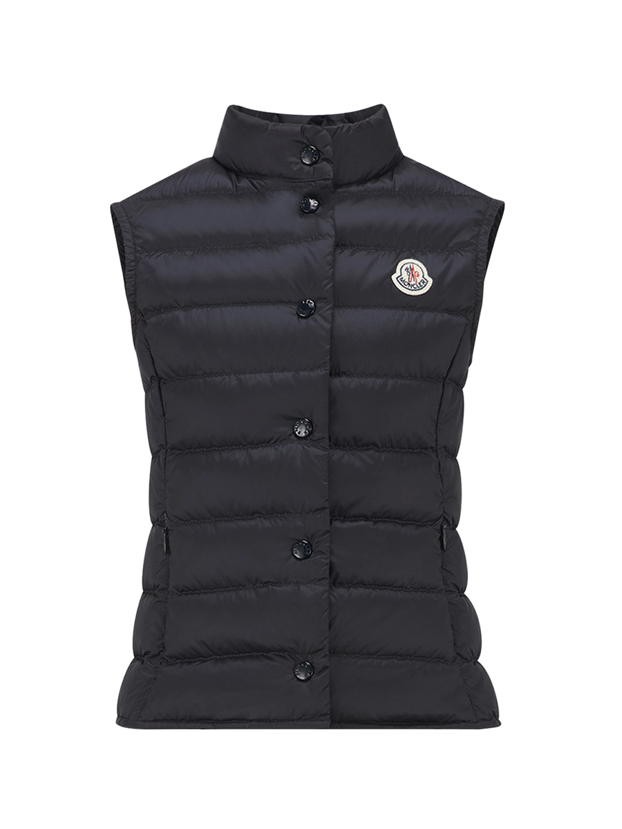 Moncler Liane Packable Down Gilet in Dark Blue