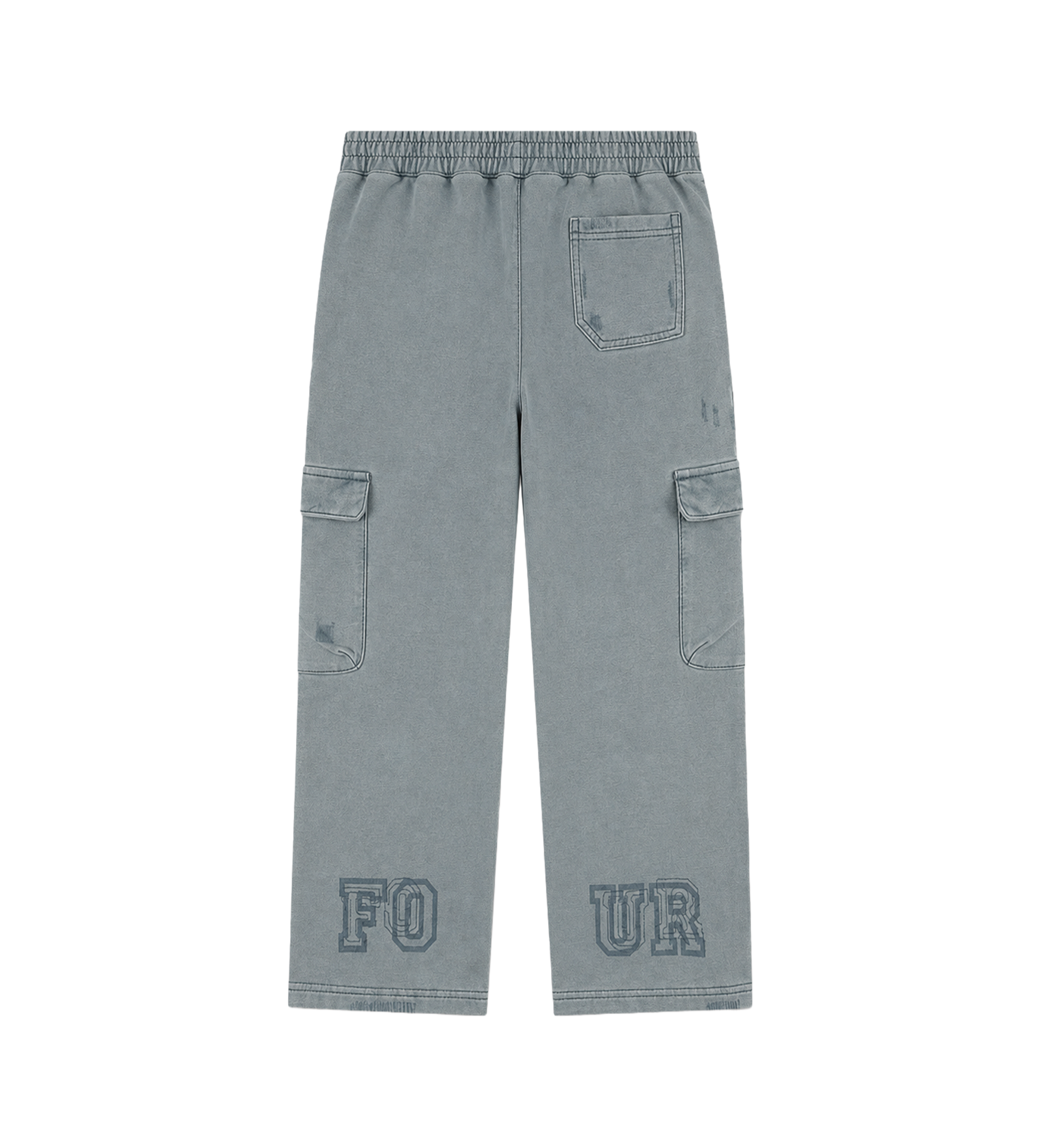 Arch Cargo Sweatpants Washed Grijs