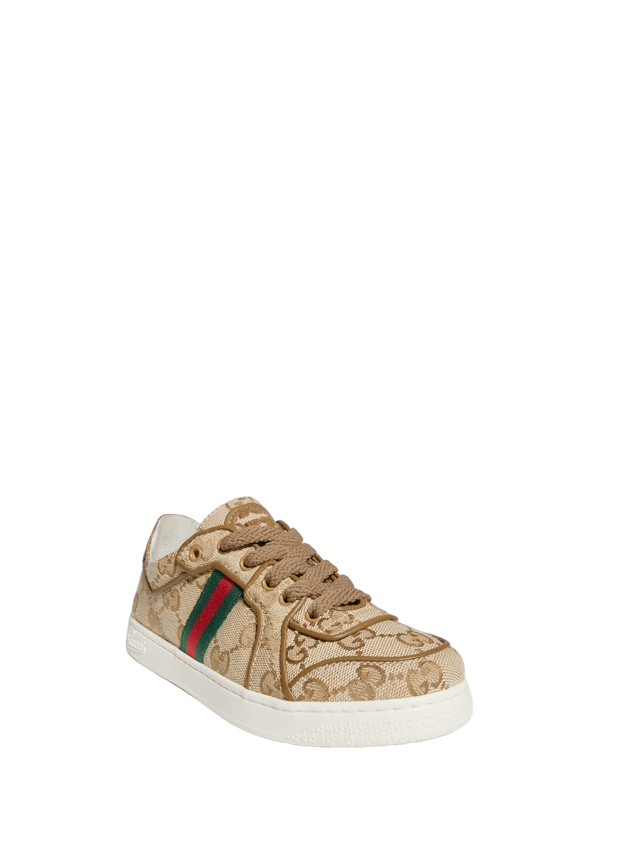 Kids Stretch lage top Sneakers Beige/ivoor