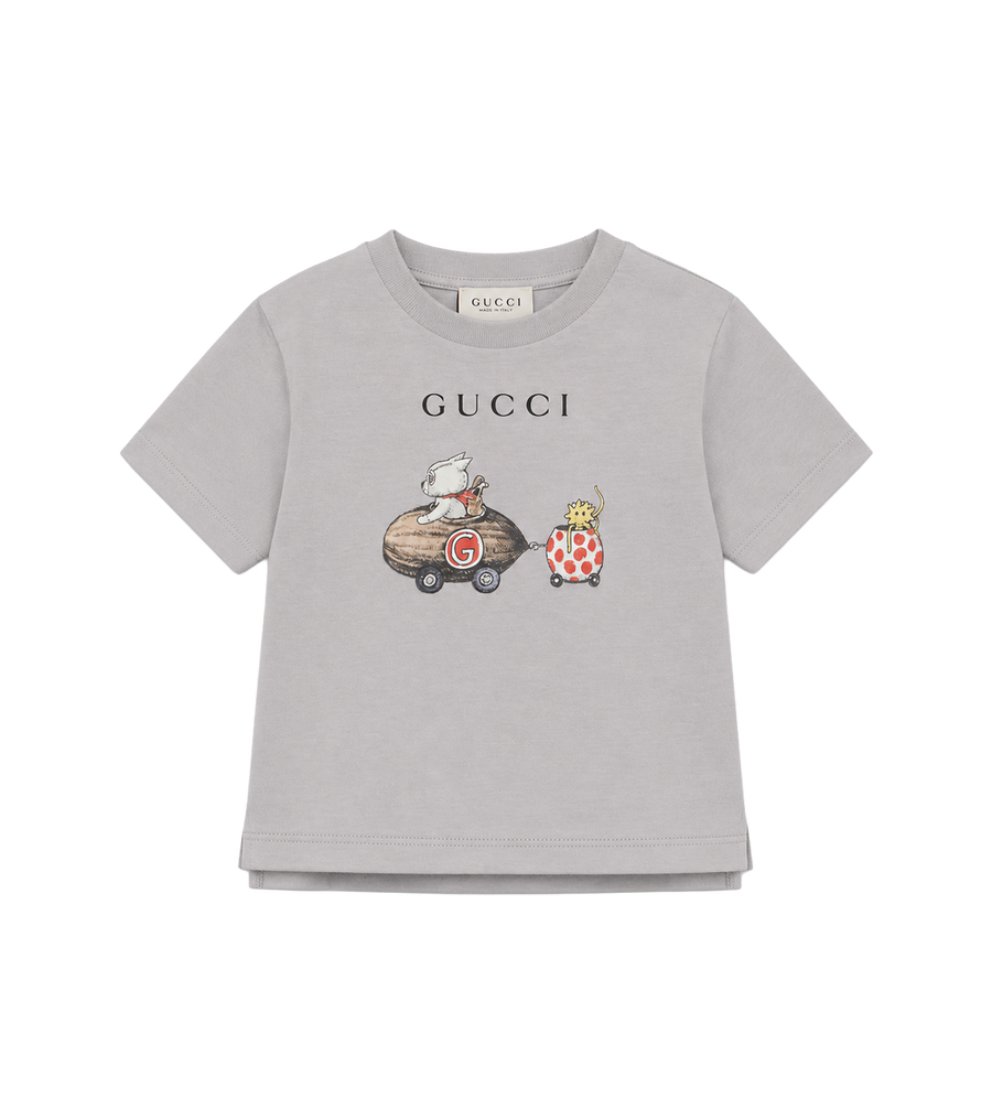 Baby Katoenen T-shirt met print Thunderstorm / Multi