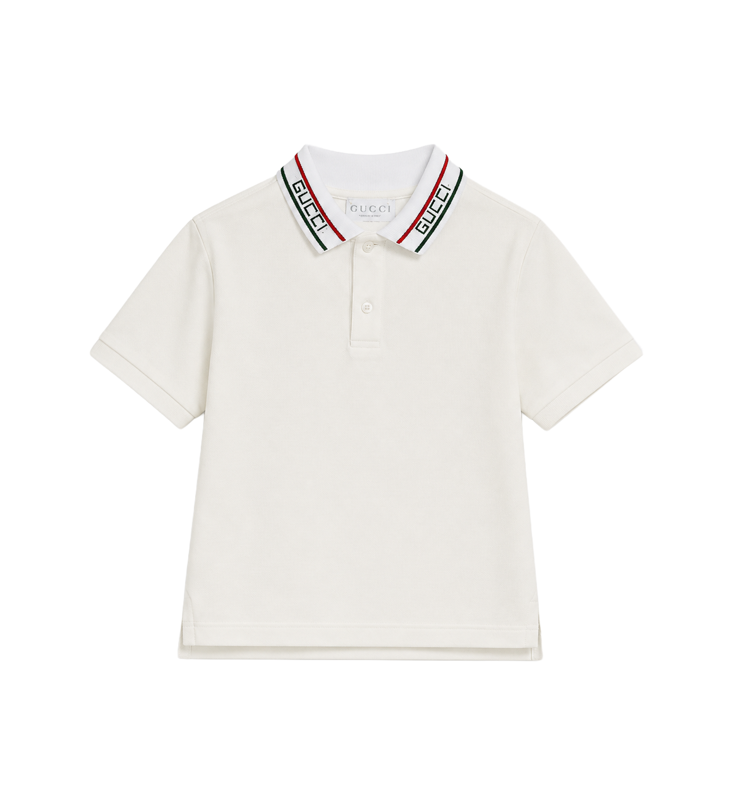 Kids Poloshirt van katoenpiqué New Wit / gemengd