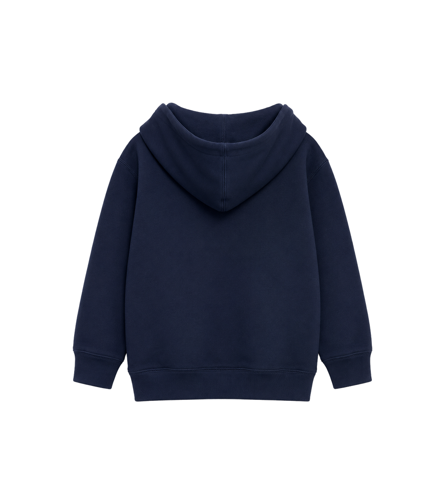 Baby Cotton Sweatshirt with Print Blue
