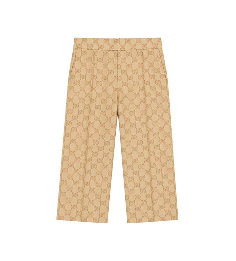 Kids GG Canvas Pants Beige / Ebony