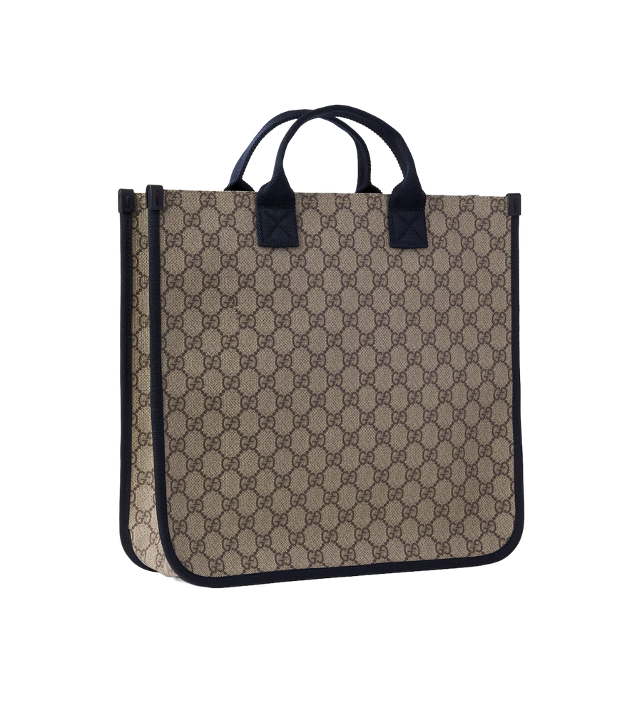 Kids GG canvas draagtas beige/ebbenhout
