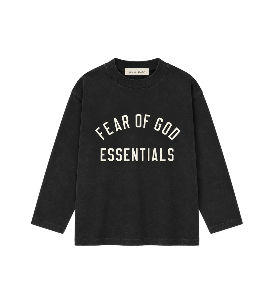 Kids Training 90s Longsleeve Vintage Zwart