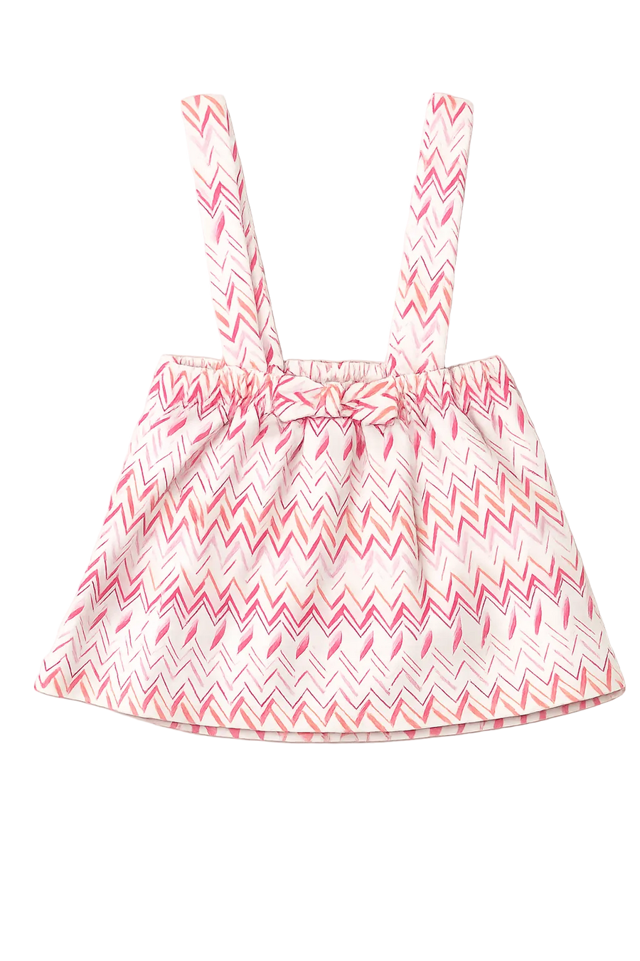 Missoni Kids Bow Chevron Skirt in Pink