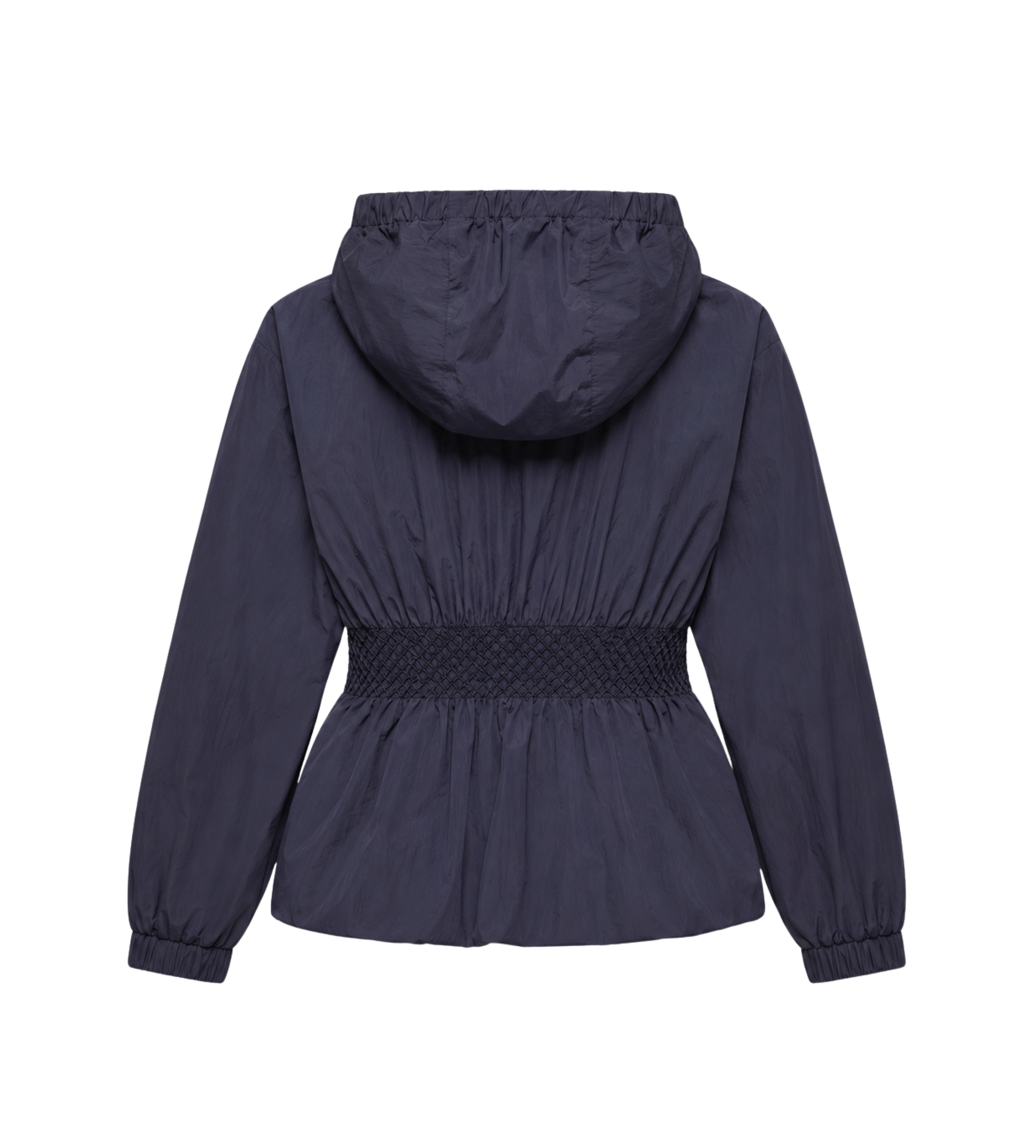 Moncler Liriope Hooded Short Jacket in Navy