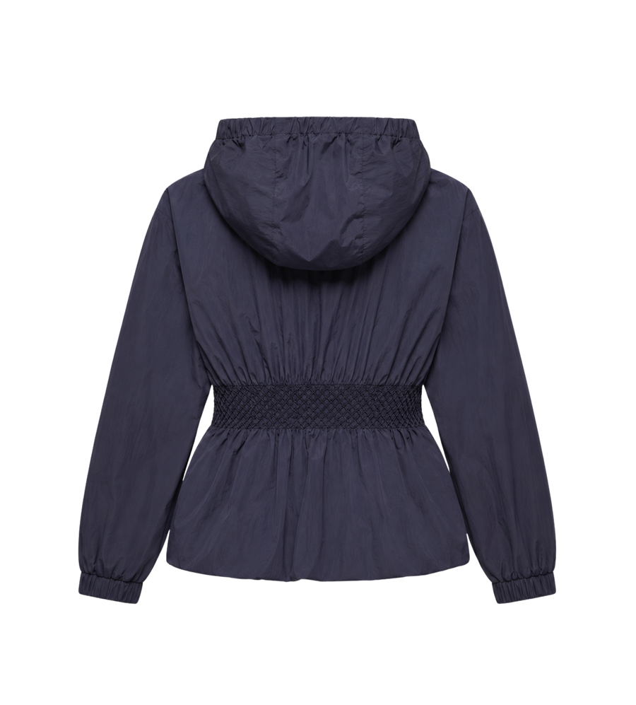 Kids Liriope Hooded Short Jacket in Navy