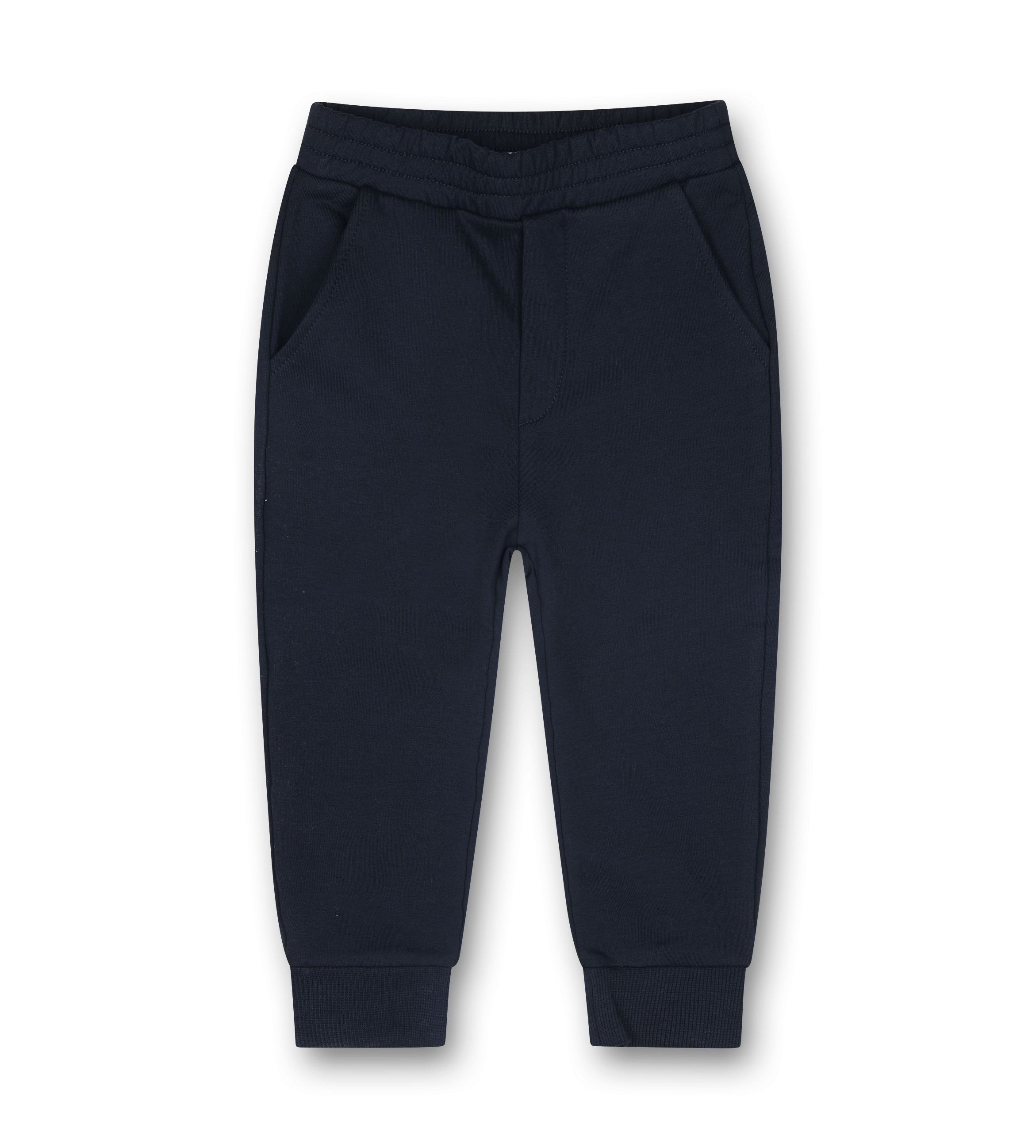 Moncler Striped Hood Cotton Tracksuit Set in Navy Blue (Baby)