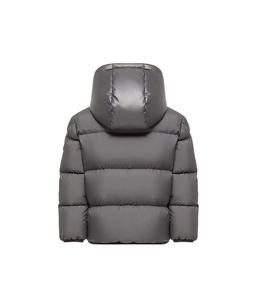 Kids Barin Hooded Down Jacket Dark Grey
