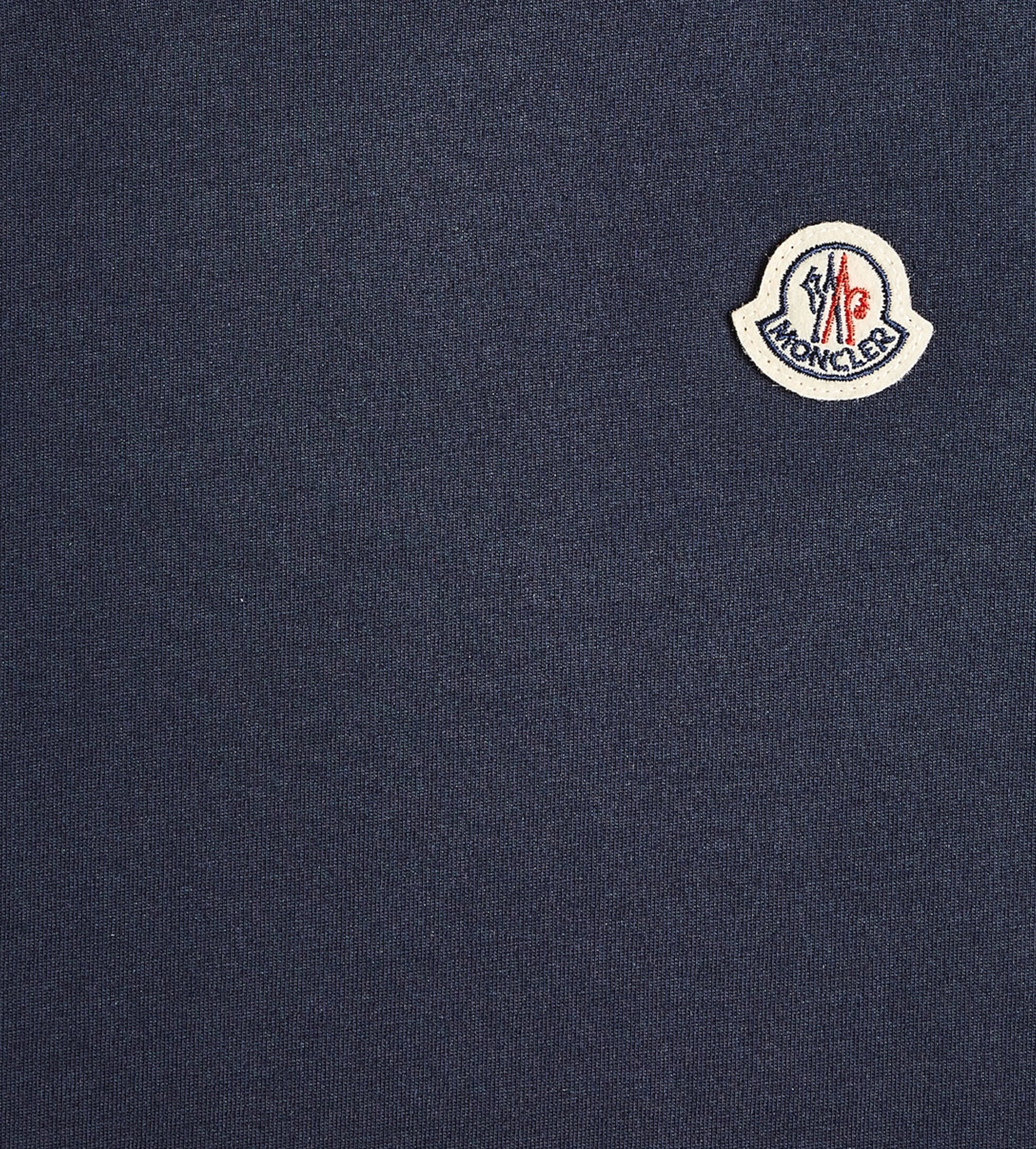Moncler Enfant Logo-Patch T-Shirt in Navy (Kids)