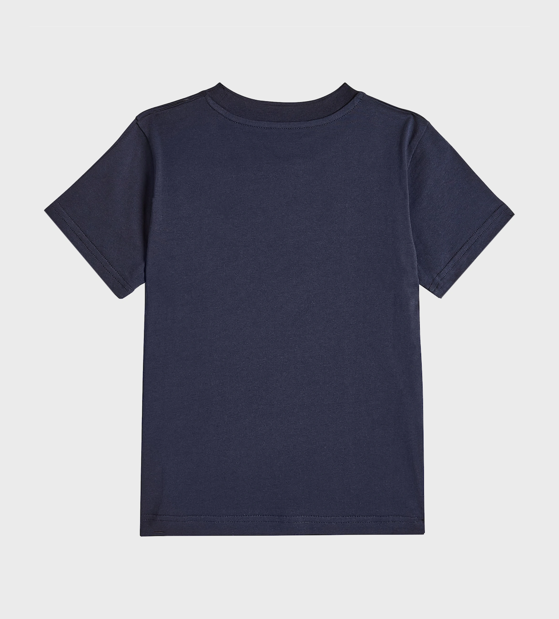 Moncler Enfant Logo-Patch T-Shirt in Navy (Kids)