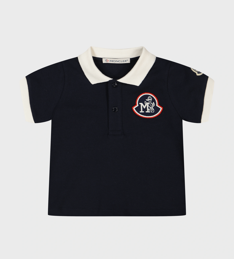 Logo-patch Polo Shirt Navy