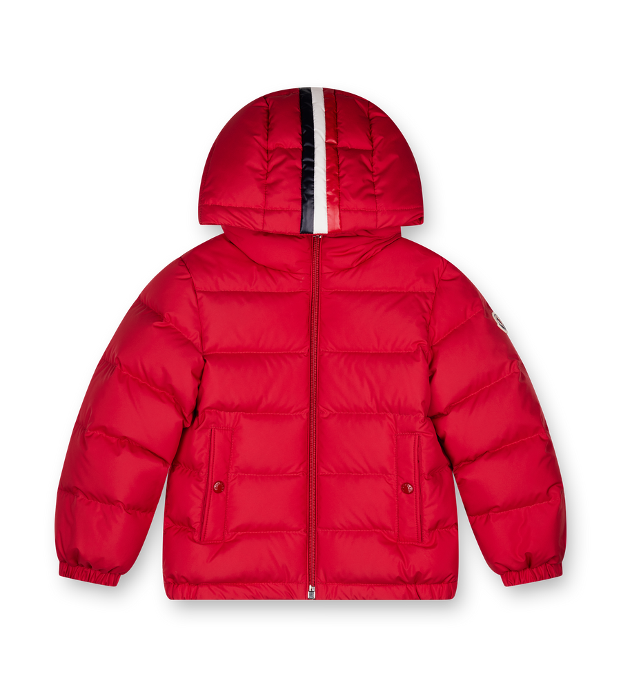 Moncler Enfant Taidu Baby Down Jacket in Red (Baby)