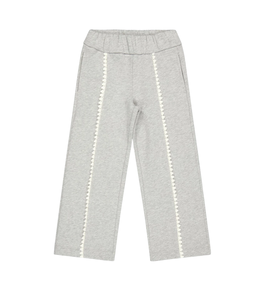 Moncler Girls Joggingbroek van Katoenfleece Grijs