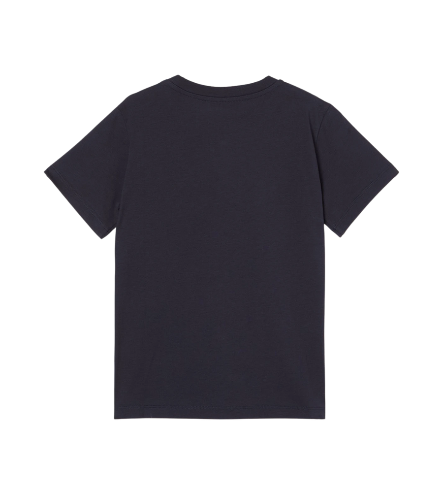 Kids Logo-Print Cotton T-Shirt Navy