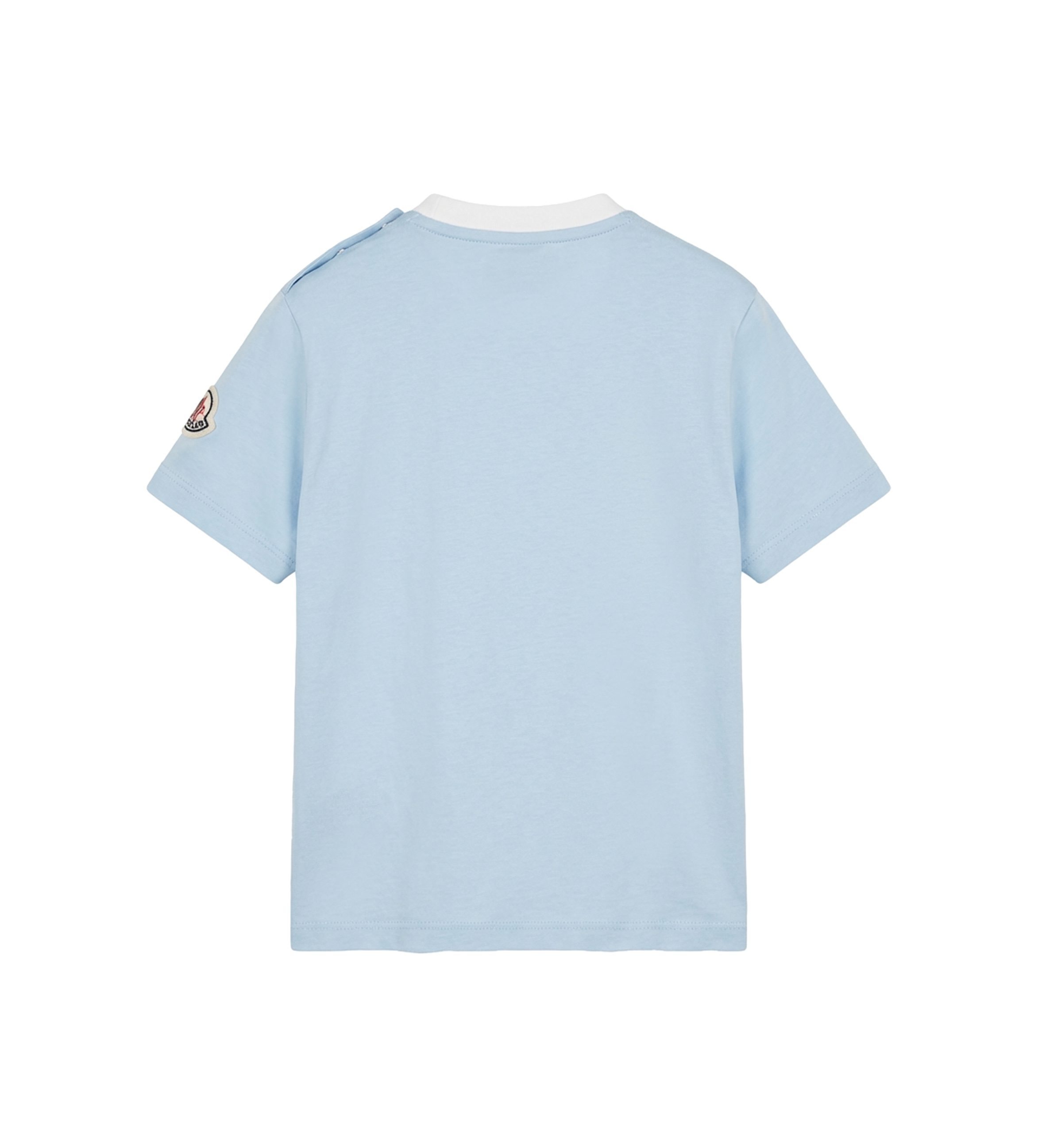 Moncler Grafisch T-shirt voor kinderen in lichtblauw