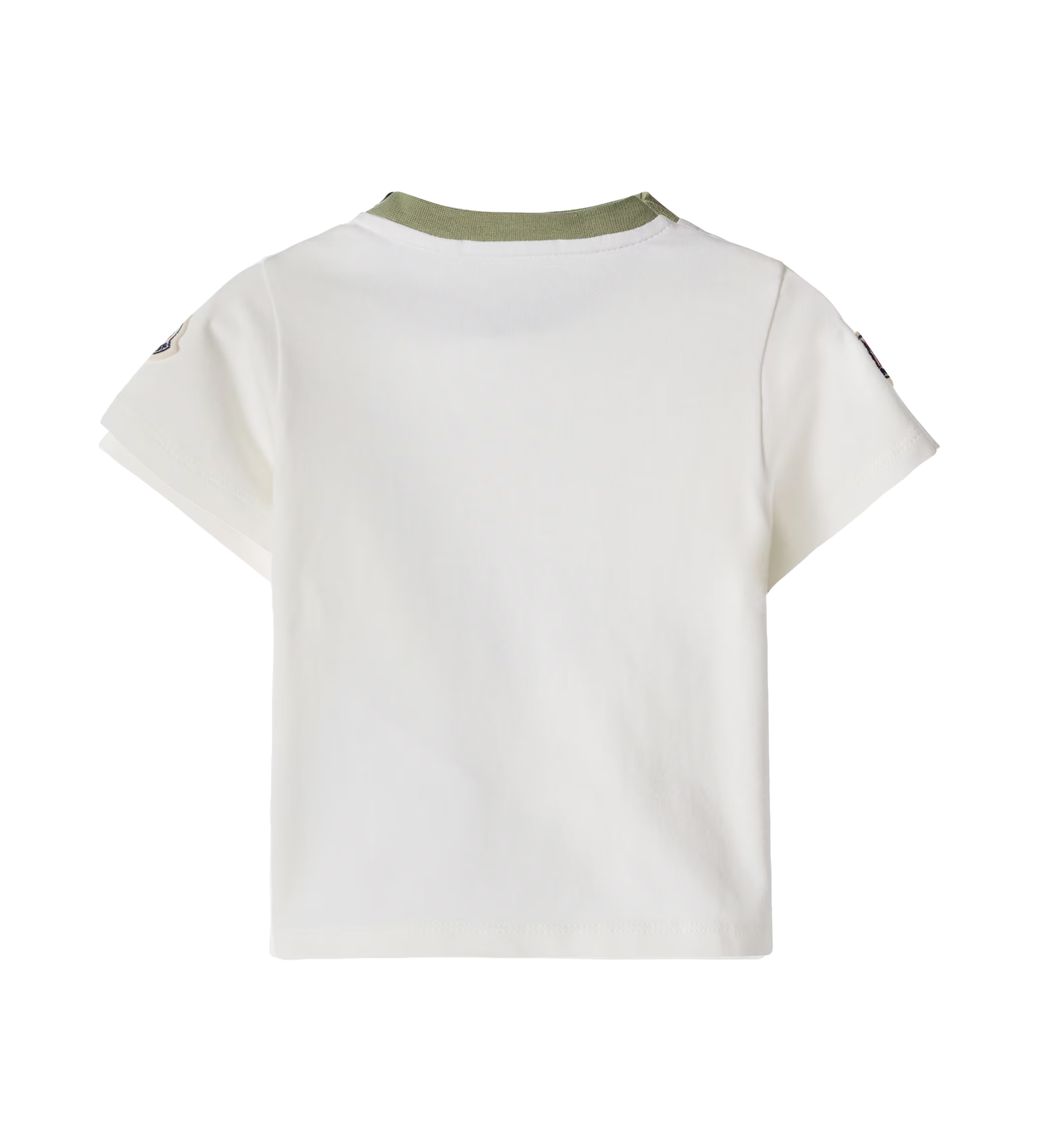 Moncler Enfant Baby T-shirt met logoprint in wit