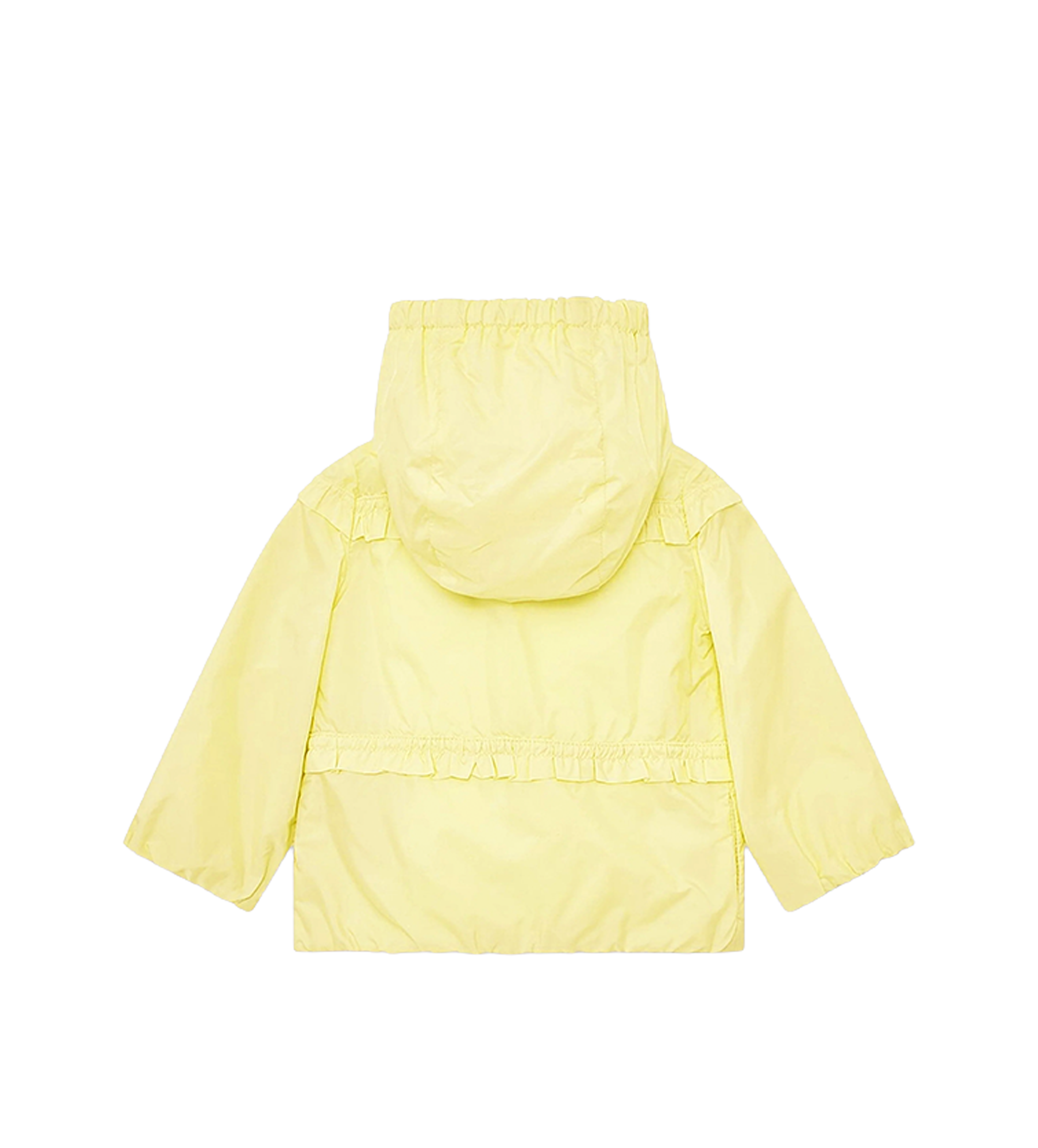 Moncler Enfant Hiti regenjack met capuchon in geel
