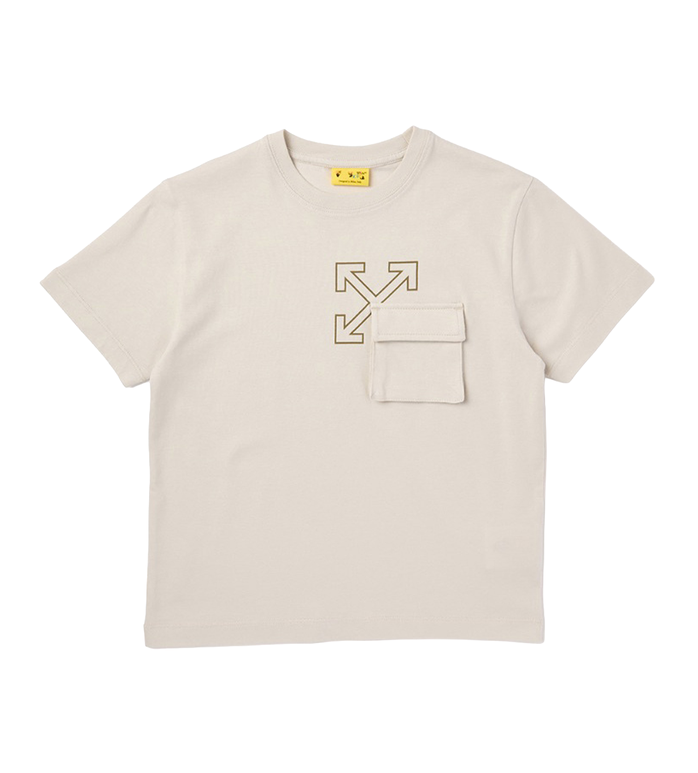 Off-White Arrow Cargo-T-shirt - Beige