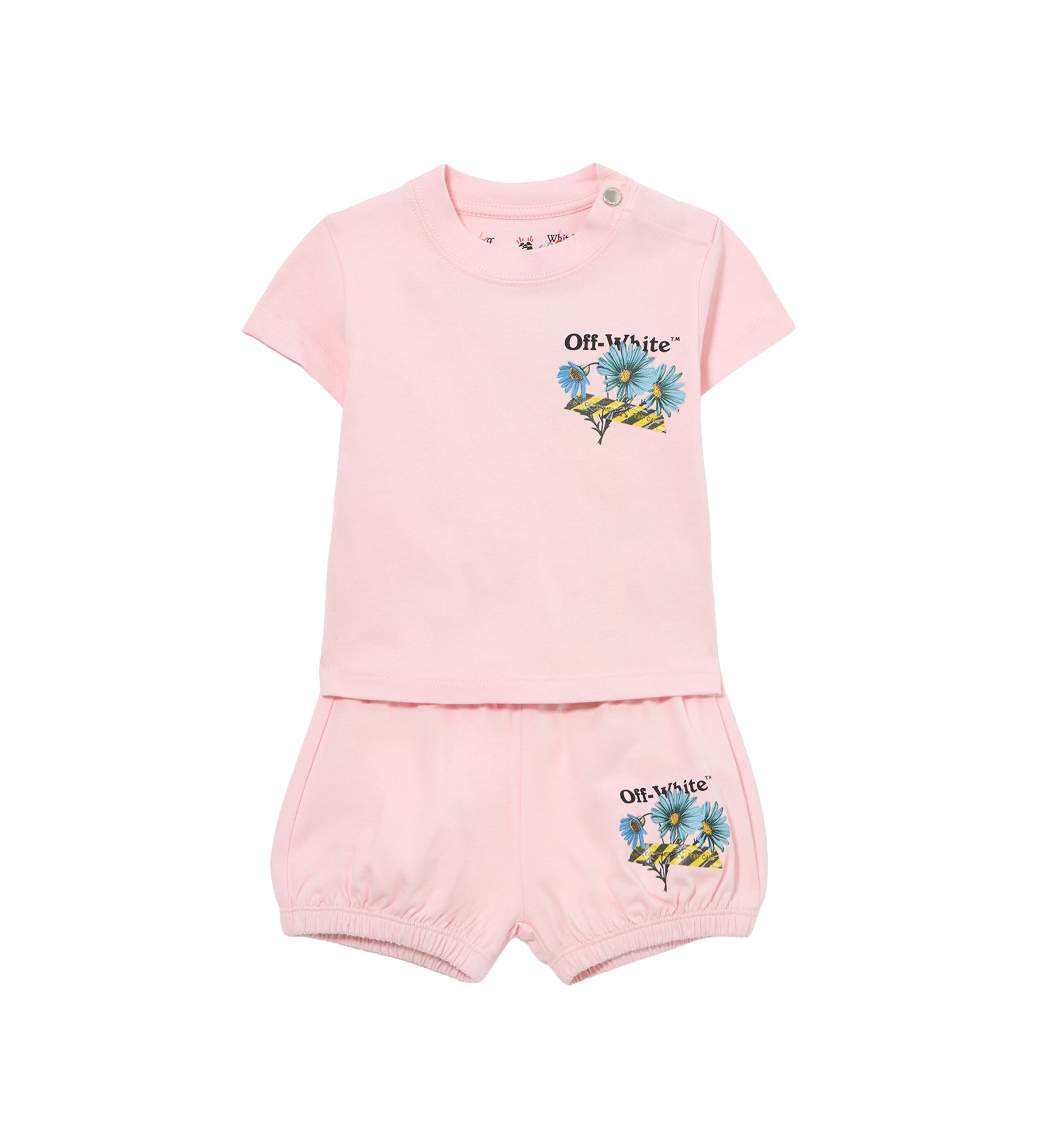 Off-White Daisy Tape Set in Pink