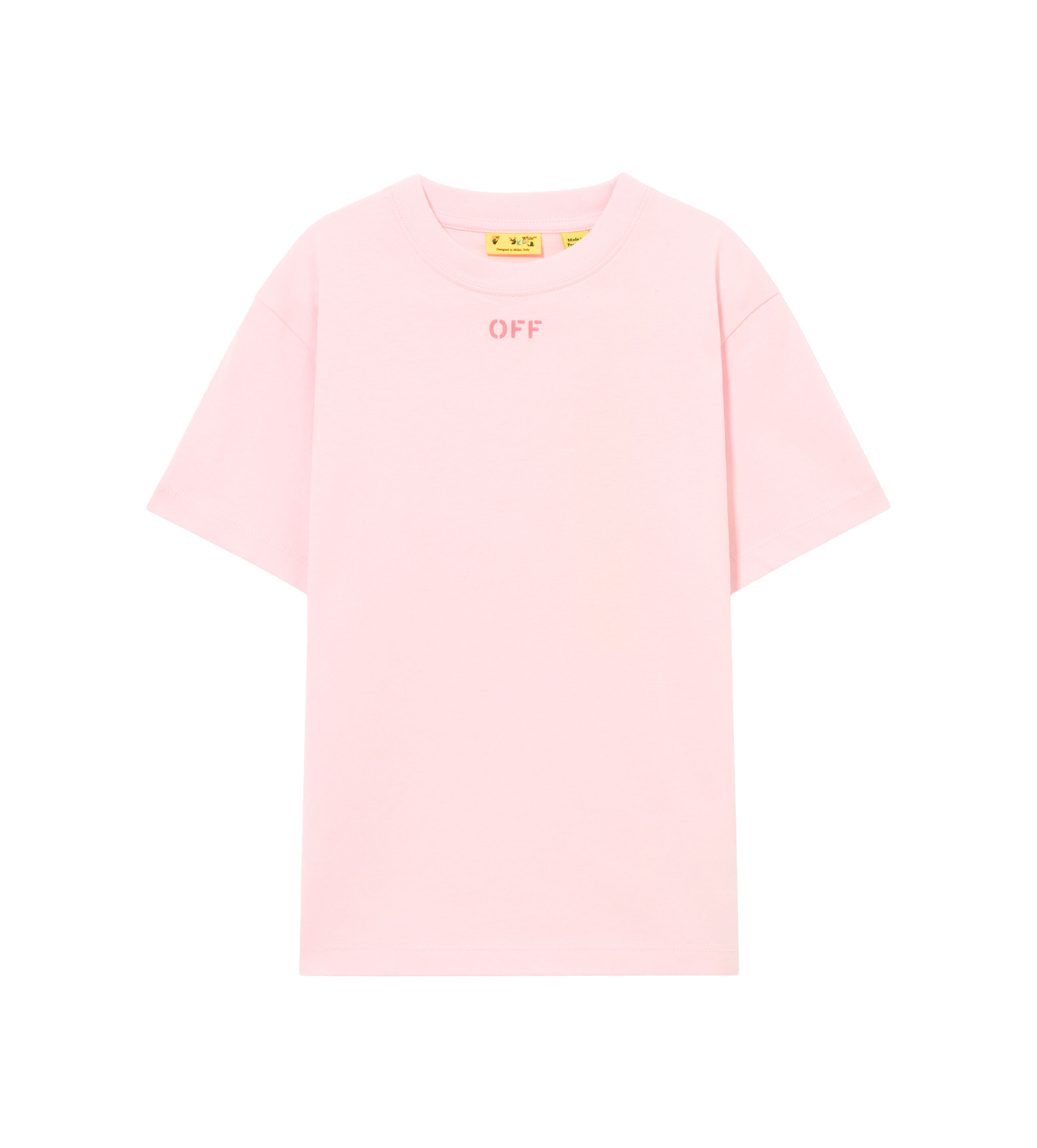 Off-White Off Diagonal T-Shirt in Pink